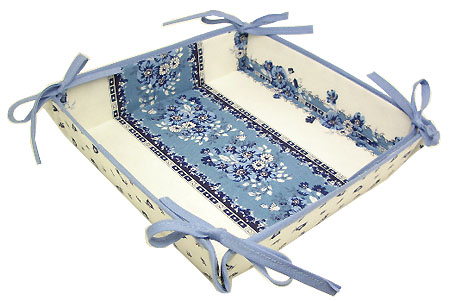 Provencal bread basket (Marat d'Avignon / tradition.white blue)